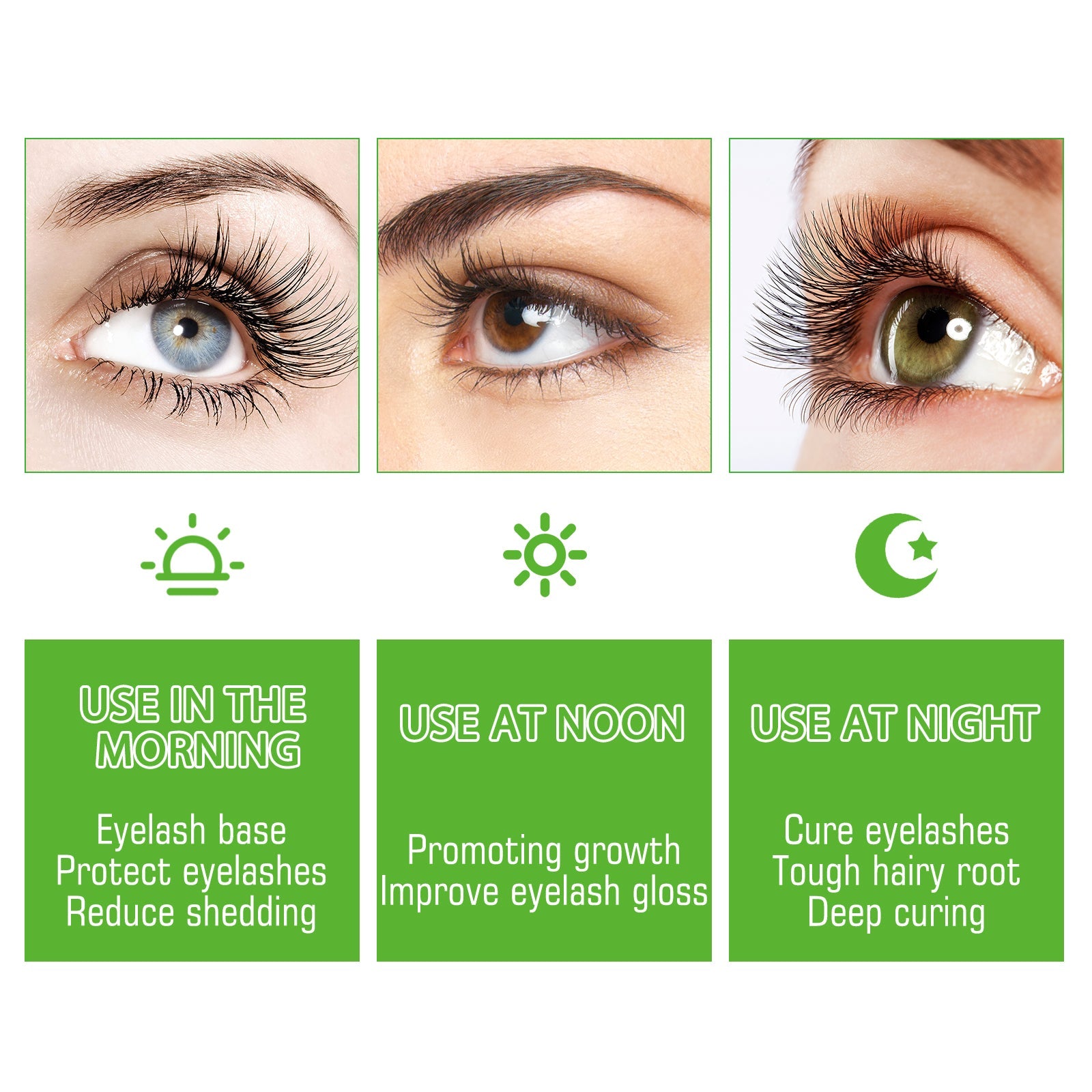 Castor Oil Mascara Mild And Easy Makeup Natural Curling Black Beautiful Non-Trace Essential Oil