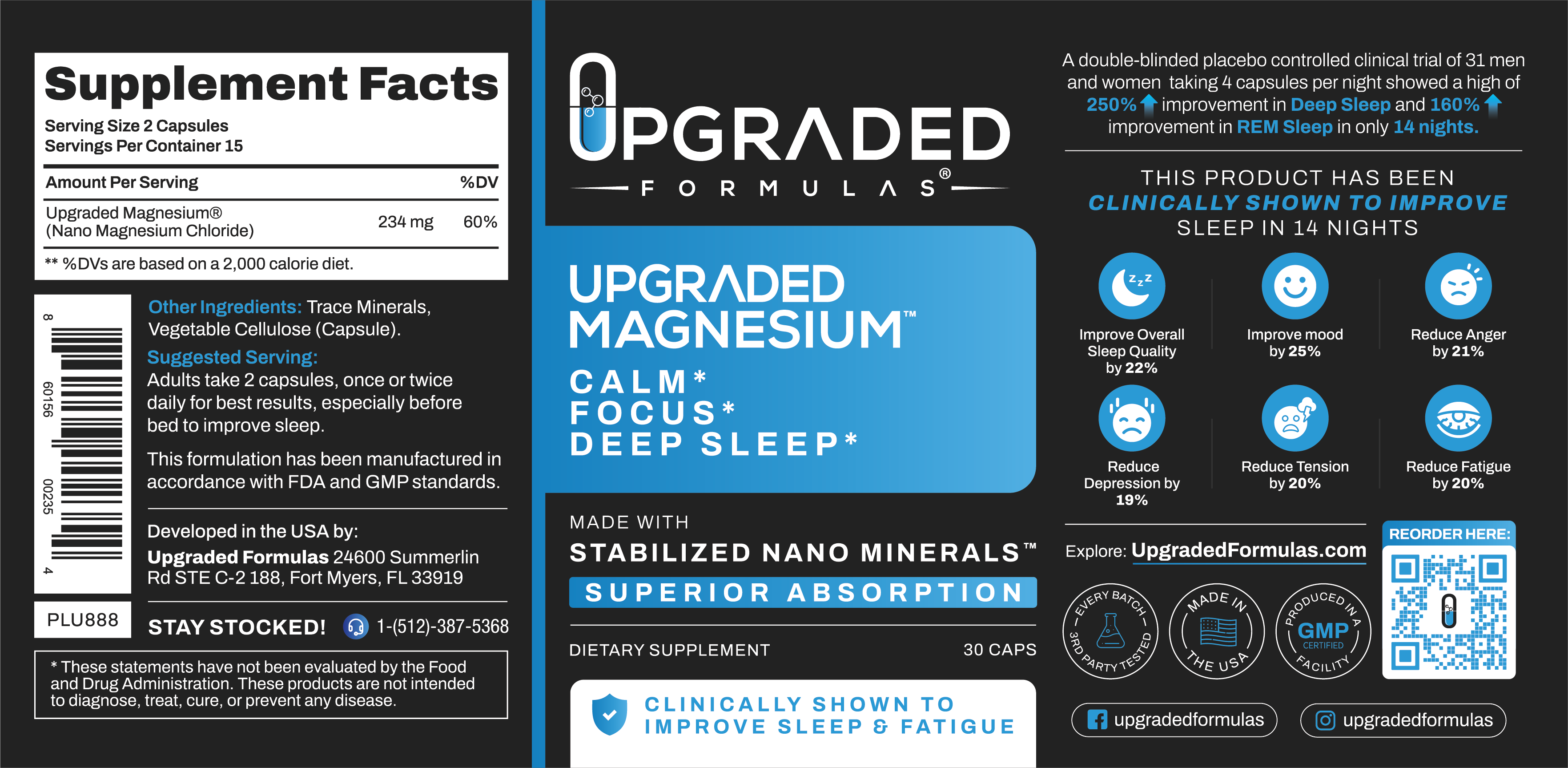 zUpgraded Magnesium: Clinically Shown To Greatly Improve BOTH REM and Deep Sleep