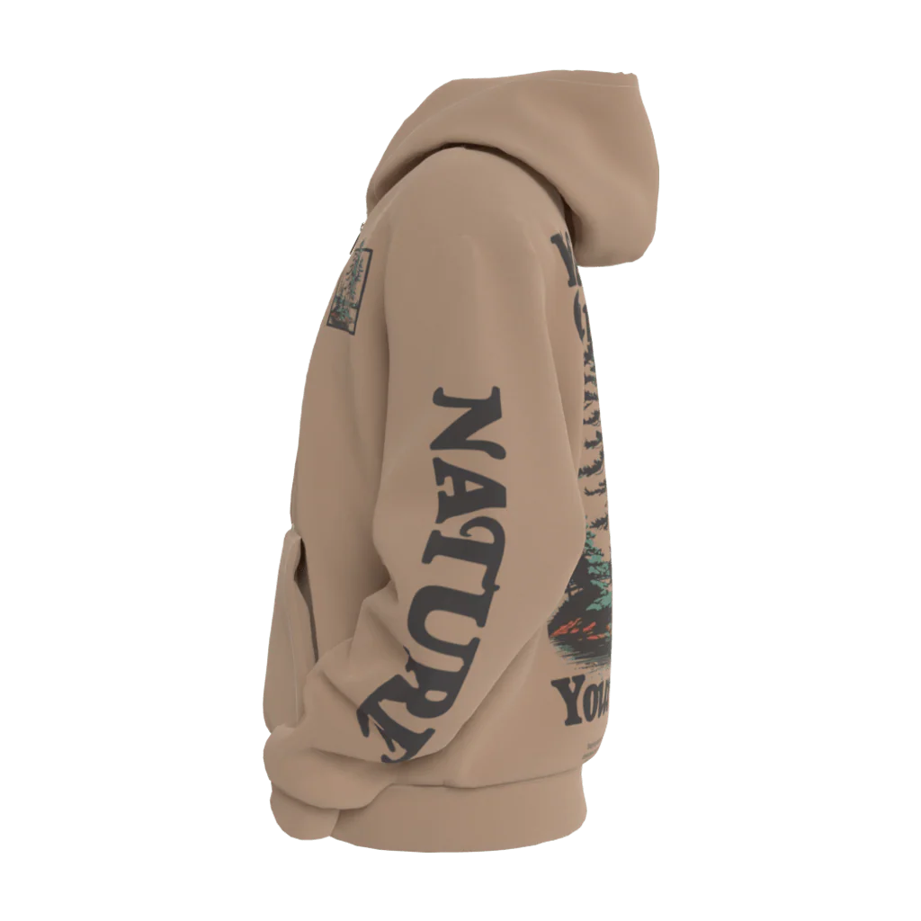 zNature Nurture Life-Hoodie Fleece